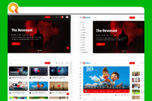 交际媒体片子视频HTML5范例