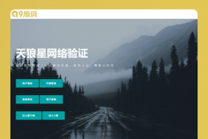 天狼星网络验证系统源码