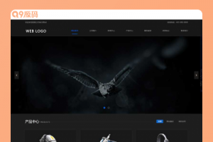 (自适应手机端)响应式黑色酷炫数码摄影网站源码 高端摄影网站pbootcms模板