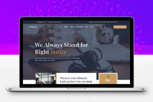 律师事务所和律师网页模板