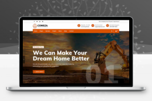 房地产建筑工程企业网站HTML5模板