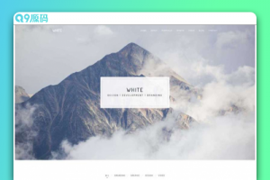 轻量级图片相册博客html模板