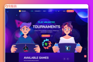 电子游戏手柄销售官网HTML模板