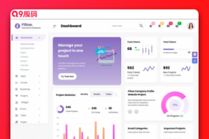 app业务统计管理后台模板