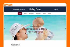 专业精美的婴儿护理服务Bootstrap模板