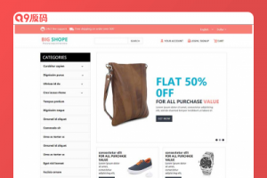 个性极简风综合商城网店html模板