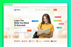 在线教育网站模板 国外教育培训机构静态网页模板