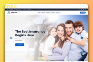 保险服务公司HTML5网站模板
