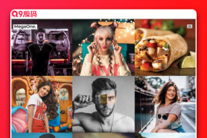 创意摄影作品图片集分享网站模板