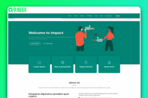 品牌设计服务公司Bootstrap模板