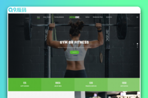 DM建站系统健身房宣传网站模板 v1.1