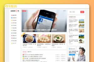 自媒体二号大前端主题模板 WordPress主题