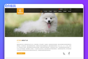 (自适应手机端)HTML5猫粮狗粮网站源码 pbootcms响应式大气宠物食品动物网站模板