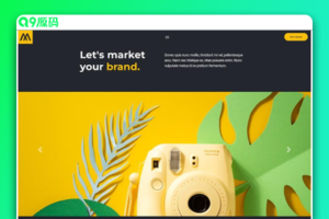 品牌营销策划服务公司网站源码 html5模板