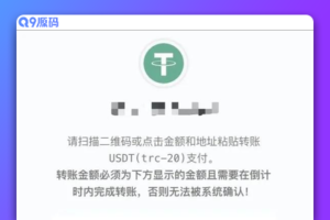 彩虹易支付USDT/TRC20支付收款插件