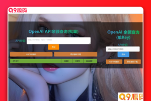 OpenAI API余额批量查询 html源码