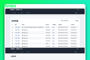 全新UI彩虹外链网盘系统源码前后端美化模板