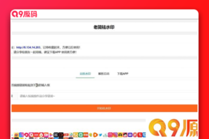 2023年最新简约去水印网站源码 带详细搭建视频教程