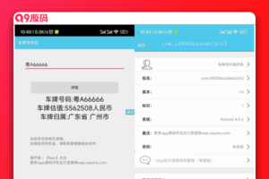 iApp车牌号价值评估源码